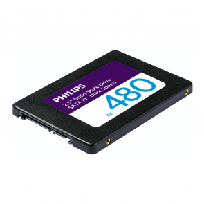 Philips Internal SSD 2.5" SATA III 480GB Ultra Speed, black